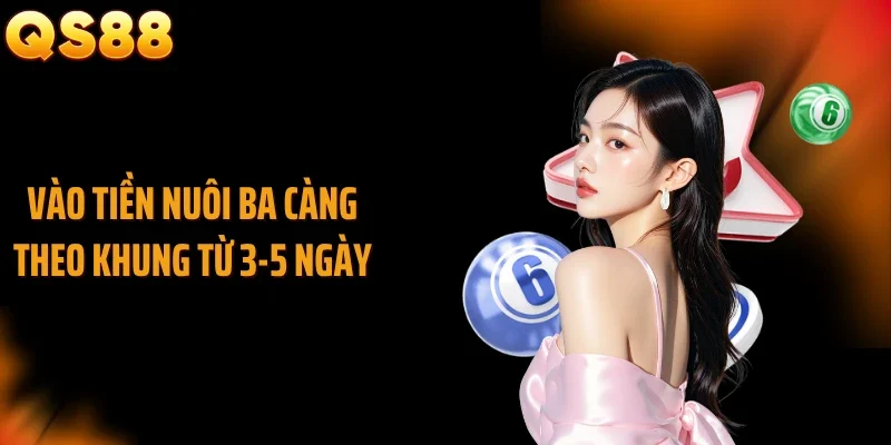 Vào tiền nuôi ba càng theo khung từ 3-5 ngày